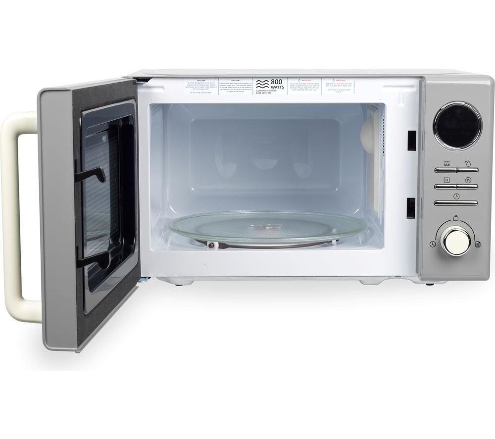 SALTER Retro EK6445GRY Solo Microwave - Grey image number 4 of 8