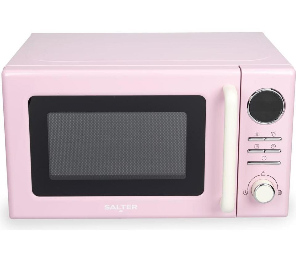 SALTER Retro EK6445PNK Solo Microwave - Pink