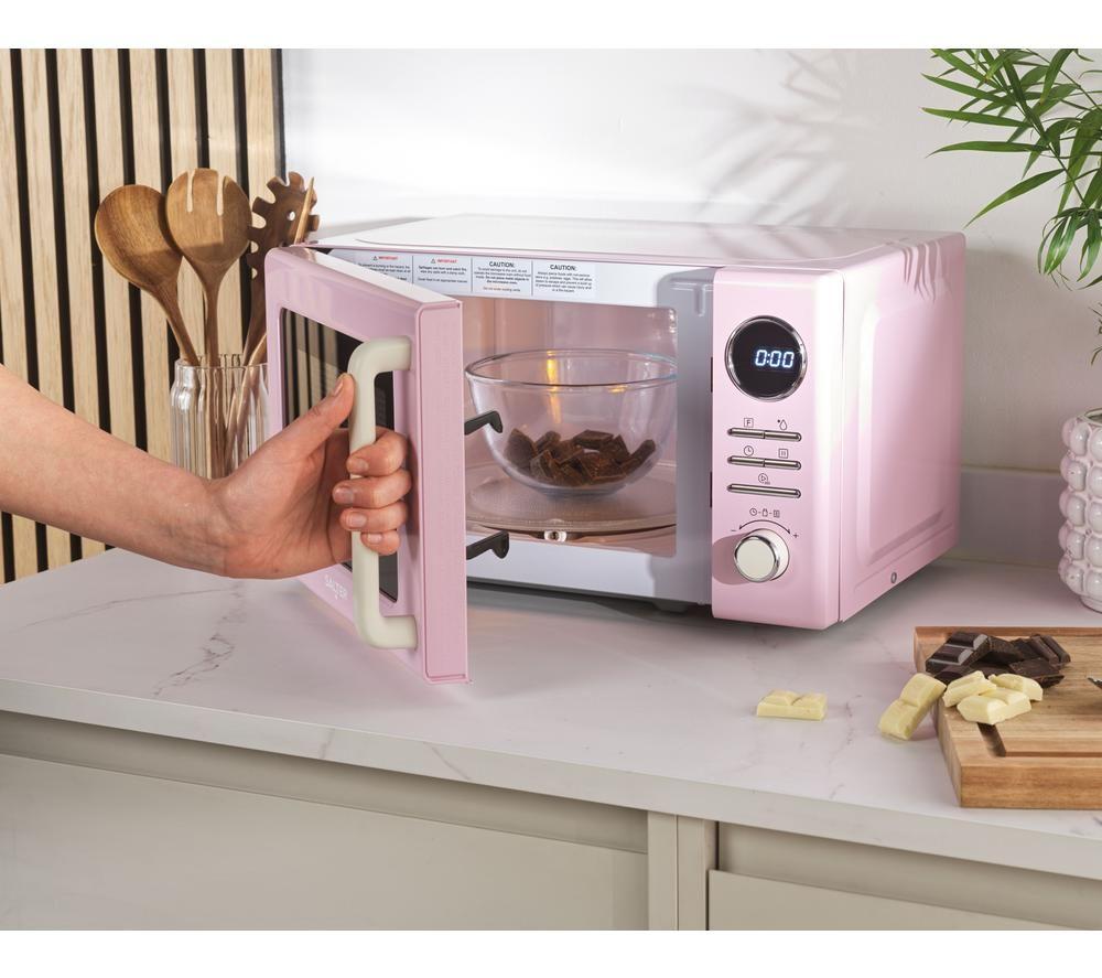 SALTER Retro EK6445PNK Solo Microwave - Pink image number 4 of 7