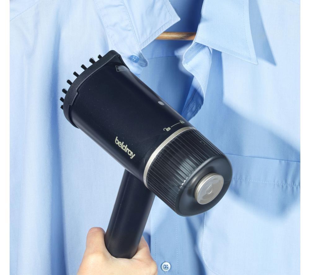 BELDRAY BEL02096 Fold & Go Clothes Steamer - Blue image number 6 of 10