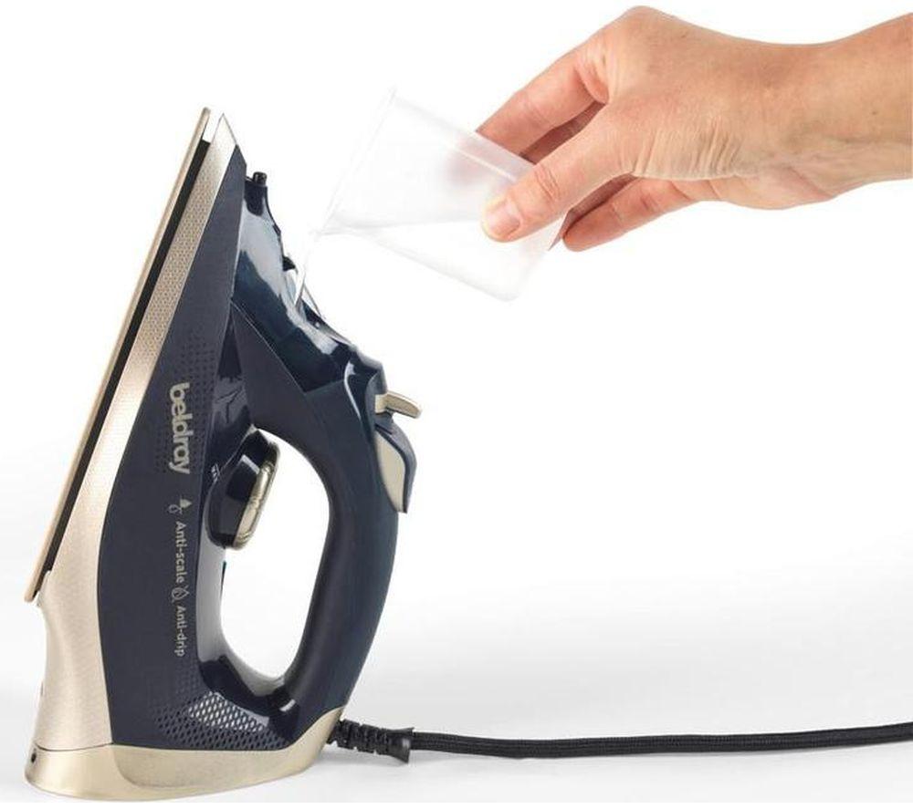 BELDRAY Steam Lite BEL02098 Steam Iron - Blue & Gold image number 6 of 6