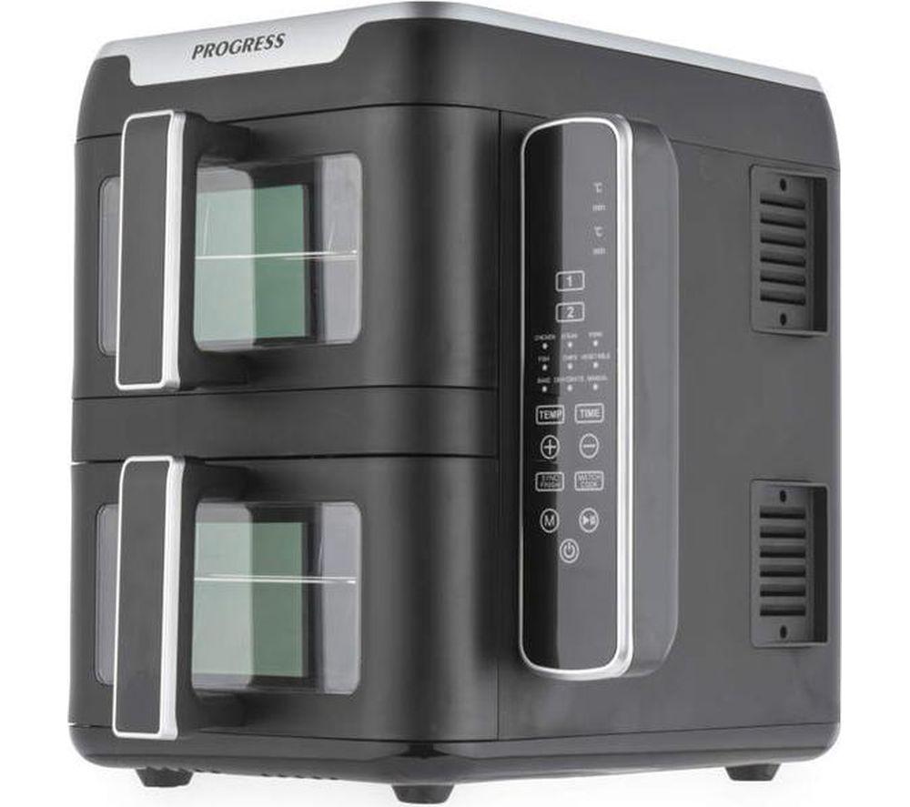 PROGRESS EK6467P Dual Tier Air Fryer - Black image number 4 of 10