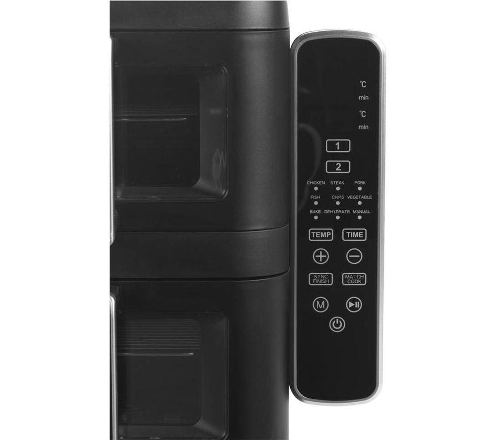 PROGRESS EK6467P Dual Tier Air Fryer - Black image number 6 of 10