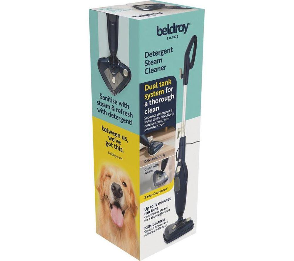 BELDRAY BEL02107 Detergent Steam Cleaner - Silver & Blue image number 2 of 9