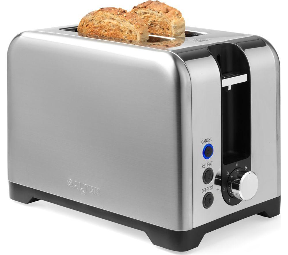 SALTER COMBO-9764 Jug Kettle & 2-Slice Toaster Bundle - Silver image number 7 of 7