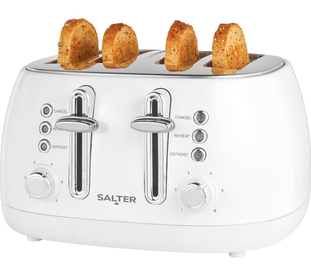 SALTER COMBO-9765 Boston Jug Kettle & 4-Slice Toaster Bundle - White image number 4 of 6