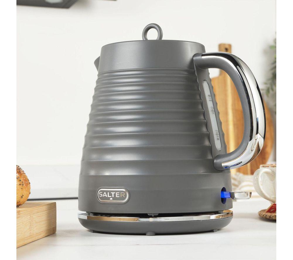 SALTER COMBO-9412 Ripple Jug Kettle & 4-Slice Toaster Bundle - Grey image number 4 of 6