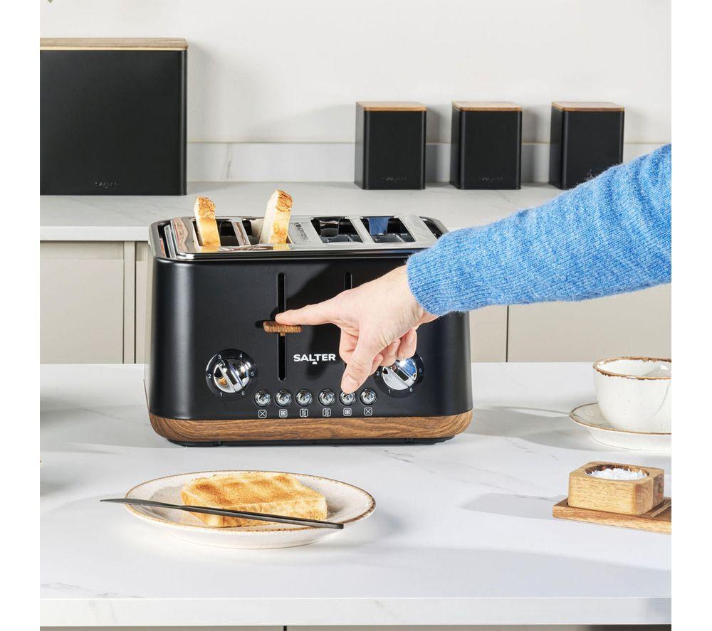 SALTER Toronto Combo-9195 4-slice Toaster, Jug Kettle & Solo Microwave Bundle - Black image number 3 of 8