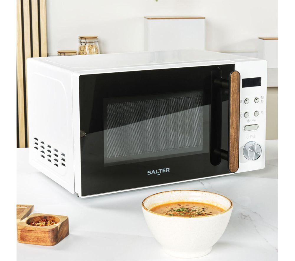 SALTER Toronto Combo-9196 4-slice Toaster, Jug Kettle & Solo Microwave Bundle - White image number 6 of 6