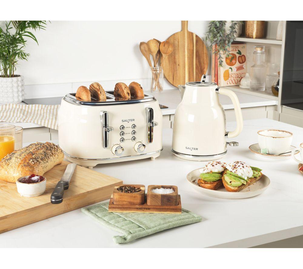 Buy SALTER Retro Combo-9363 4-slice Toaster, Jug Kettle Solo - Main Image