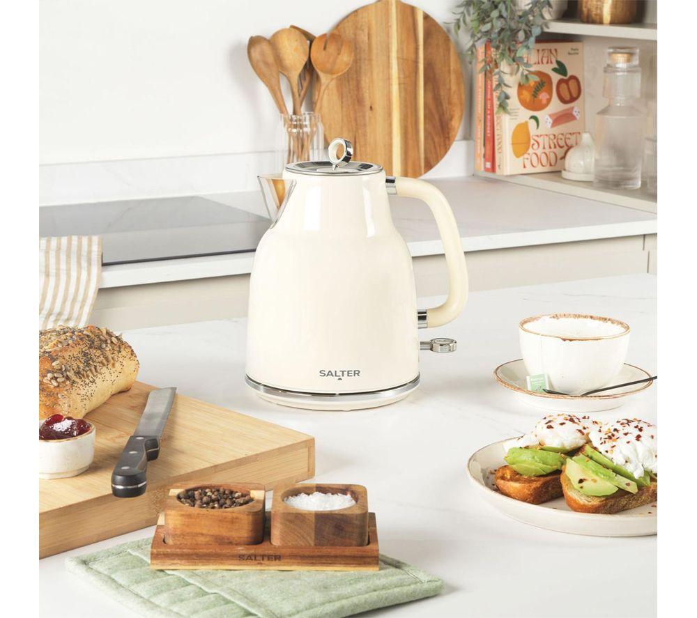 SALTER COMBO-9505 Retro Jug Kettle, 4-Slice Toaster & Slow Cooker Bundle - Cream image number 8 of 8