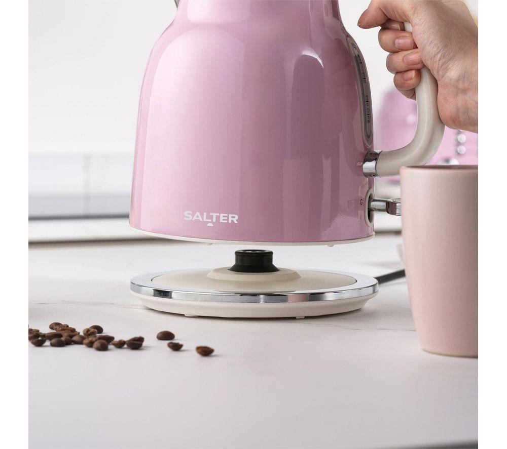 SALTER COMBO-9507 Retro Jug Kettle, 4-Slice Toaster & Slow Cooker Bundle - Pink image number 2 of 9