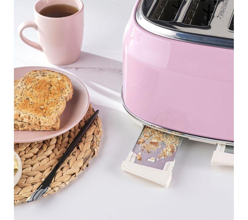 SALTER COMBO-9507 Retro Jug Kettle, 4-Slice Toaster & Slow Cooker Bundle - Pink image number 3 of 9