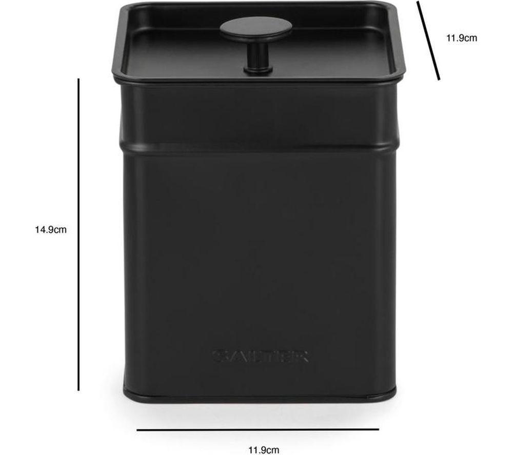 SALTER Kuro COMBO-8858 Solo Microwave & Canister Set Bundle - Black image number 2 of 8