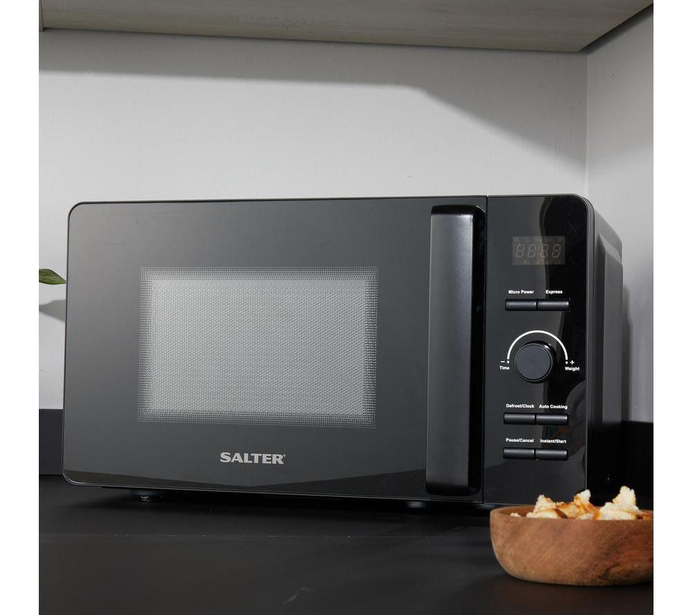 SALTER Kuro COMBO-8858 Solo Microwave & Canister Set Bundle - Black image number 4 of 8
