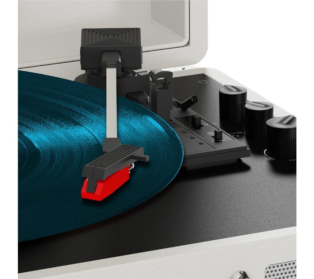 MIXX Revival 55 MRRP-55-CM-461 Belt Drive Bluetooth Turntable - Cream image number 2 of 5