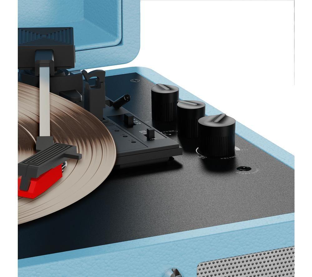 MIXX Revival 55 MRRP-55-BL-462 Belt Drive Bluetooth Turntable - Turquoise Blue image number 5 of 5