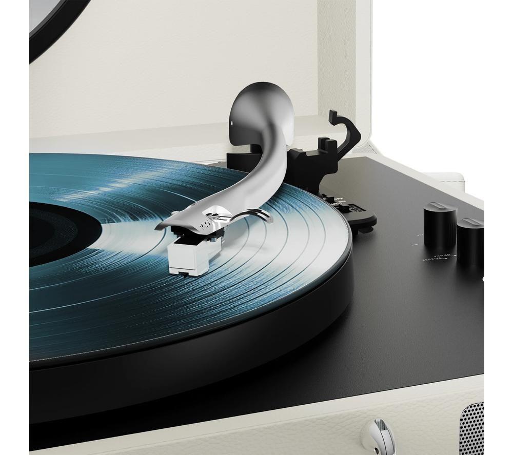MIXX Revival 65 MRRP-65-CM-464 Belt Drive Bluetooth Turntable - Cream image number 4 of 5