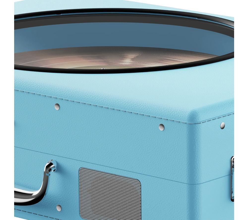 MIXX Revival 65 MRRP-65-BL-465 Belt Drive Bluetooth Turntable - Turquoise image number 4 of 4
