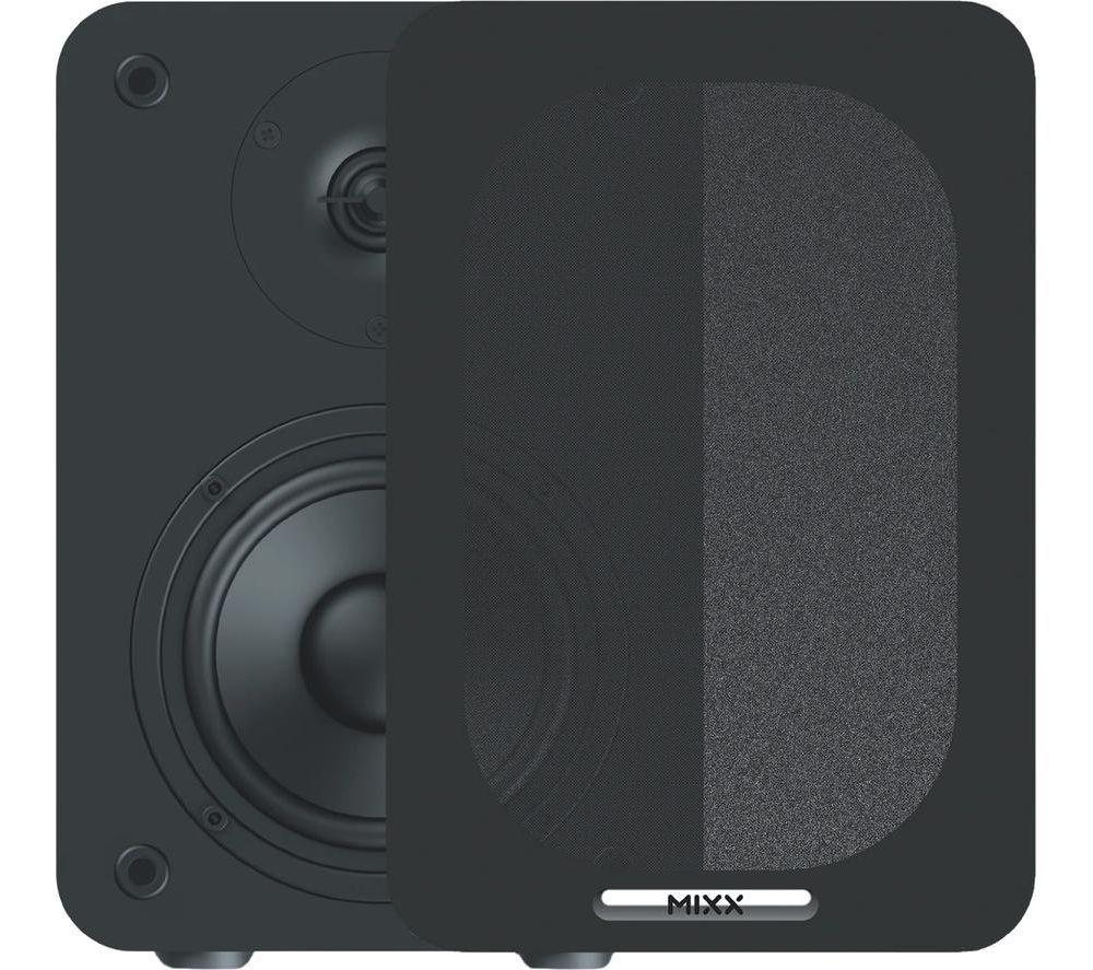MIXX Analog System 5 MAS-05-BK-488 Belt Drive Turntable with Speakers - Black image number 4 of 8