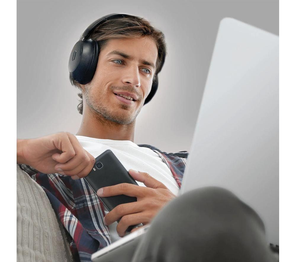 MIXX StreamQ Wireless Bluetooth Headphones - Black image number 5 of 5