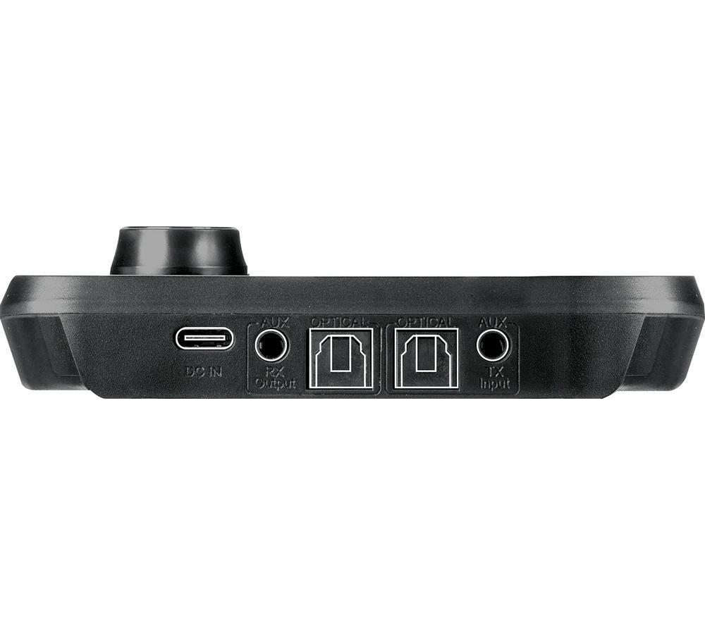 MIXX StreamQ Wireless Bluetooth Headphones & StreamPort Audio Transmitter - Black image number 4 of 5