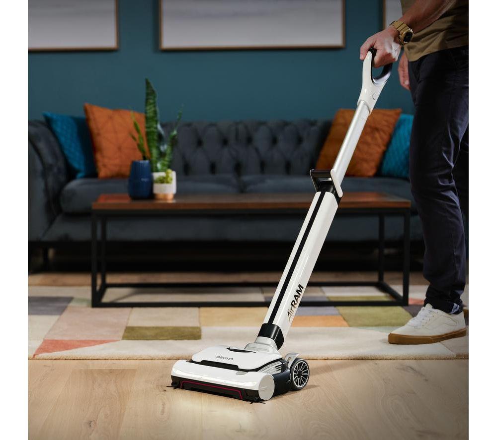 GTECH AirRAM 3 Plus Dual Edge-Clean Cordless Vacuum Cleaner &ndash; White & Black image number 3 of 10