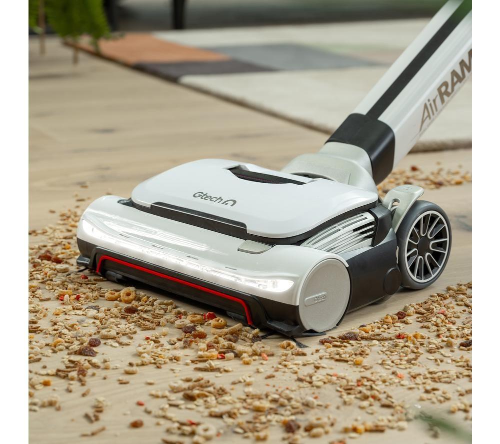 GTECH AirRAM 3 Plus Dual Edge-Clean Cordless Vacuum Cleaner &ndash; White & Black image number 10 of 10