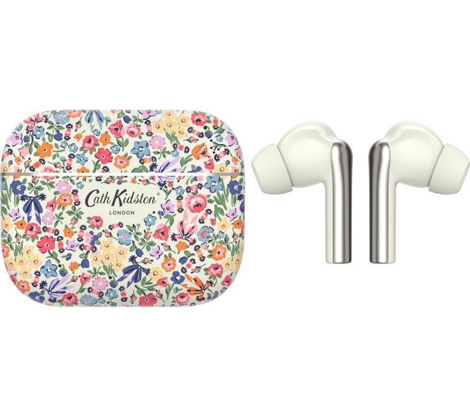 VQ Skylark Wireless Bluetooth Earbuds - Cream and Silver