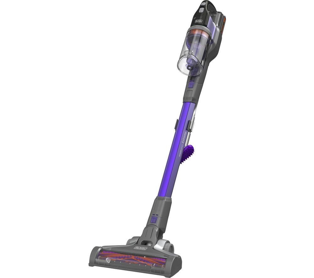 Black + Decker Black Decker Powerseries Extreme Bhfev182cp-Gb Pet Cordless Vacuum Cleaner - Black & Purple, Black,Purple