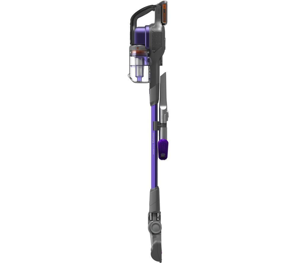BLACK + DECKER POWERSERIES Extreme BHFEV182CP-GB Pet Cordless Vacuum Cleaner - Black & Purple image number 5 of 17