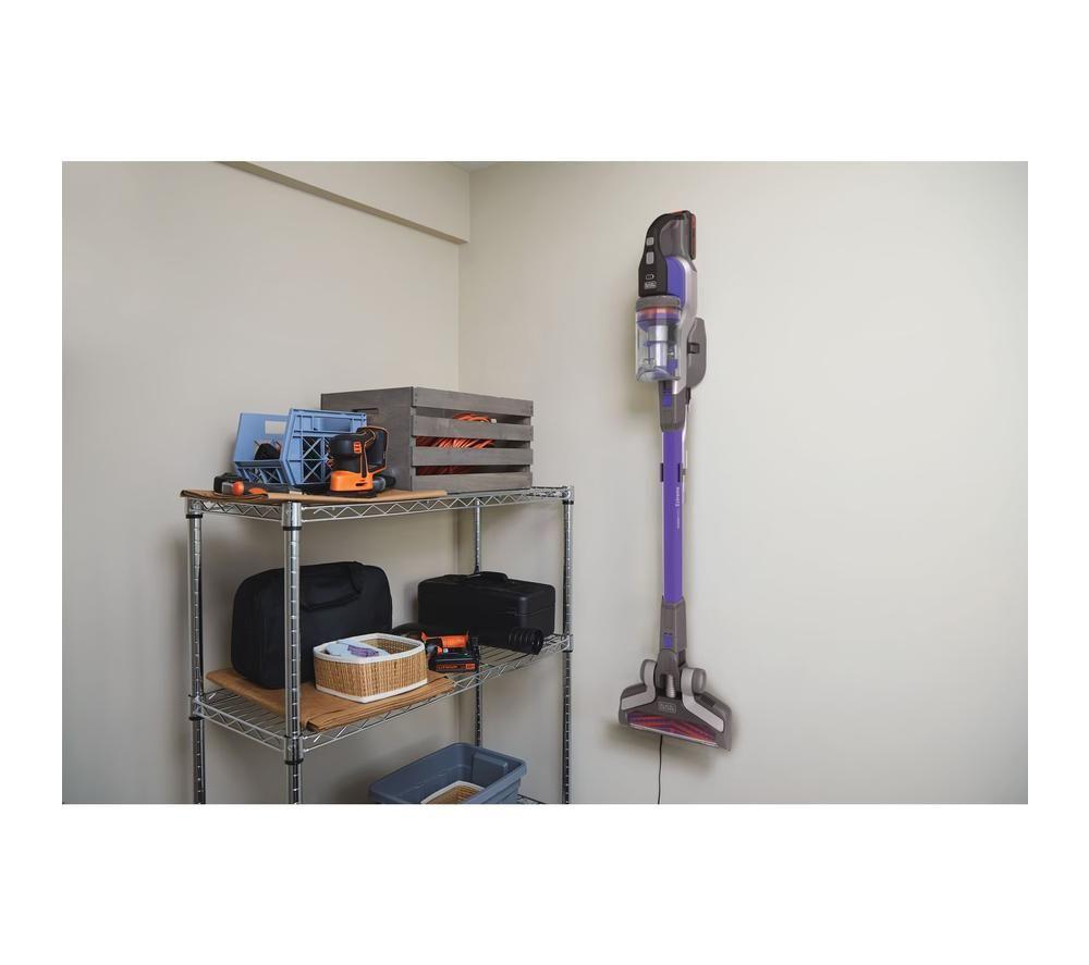 BLACK + DECKER POWERSERIES Extreme BHFEV182CP-GB Pet Cordless Vacuum Cleaner - Black & Purple image number 16 of 17