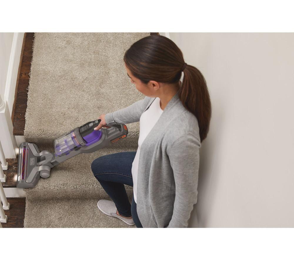 BLACK + DECKER POWERSERIES Extreme BHFEV182CP-GB Pet Cordless Vacuum Cleaner - Black & Purple image number 17 of 17