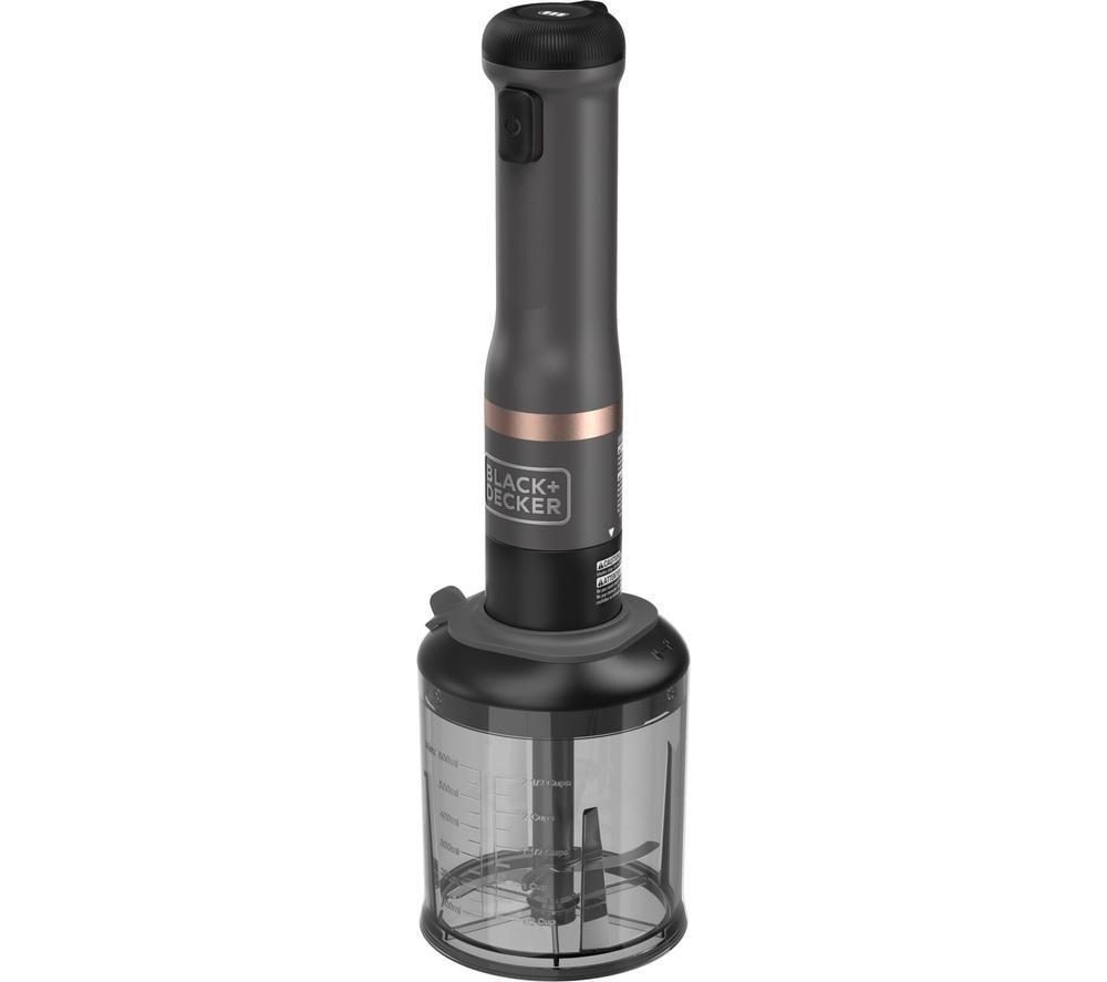 BLACK + DECKER 3-in-1 Kitchen Multi-Tool BCKM1013KG-GB Portable Hand Blender - Grey image number 2 of 7