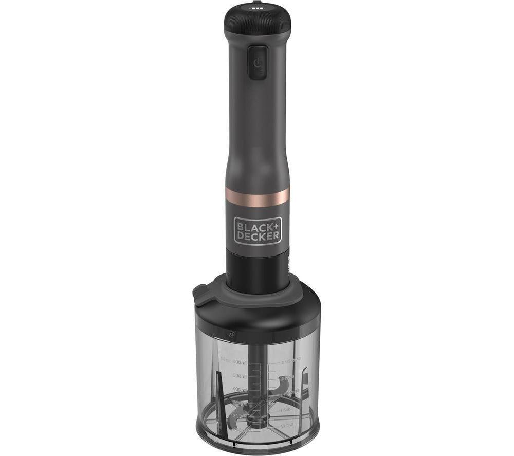 BLACK + DECKER 3-in-1 Kitchen Multi-Tool BCKM1013KG-GB Portable Hand Blender - Grey image number 3 of 7