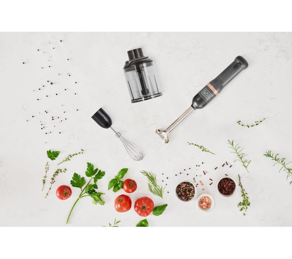 BLACK + DECKER 3-in-1 Kitchen Multi-Tool BCKM1013KG-GB Portable Hand Blender - Grey image number 5 of 7