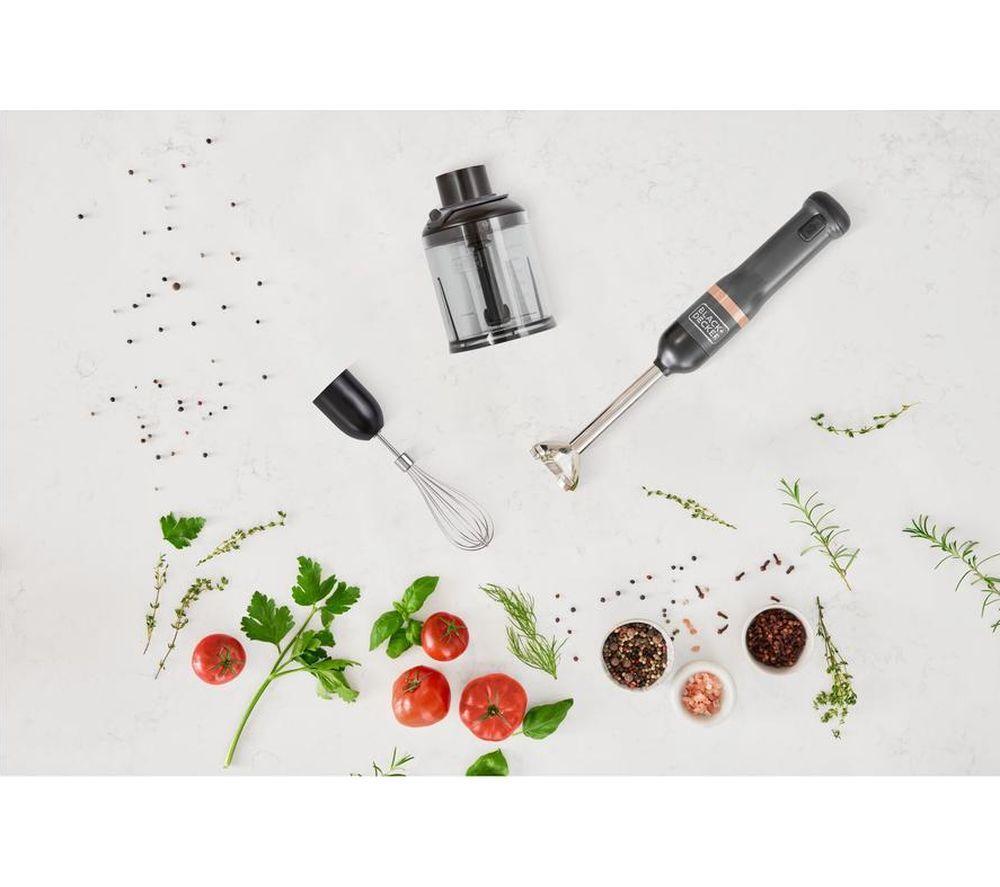 BLACK + DECKER 3-in-1 Kitchen Multi-Tool BCKM1013KG-GB Portable Hand Blender - Grey image number 7 of 7