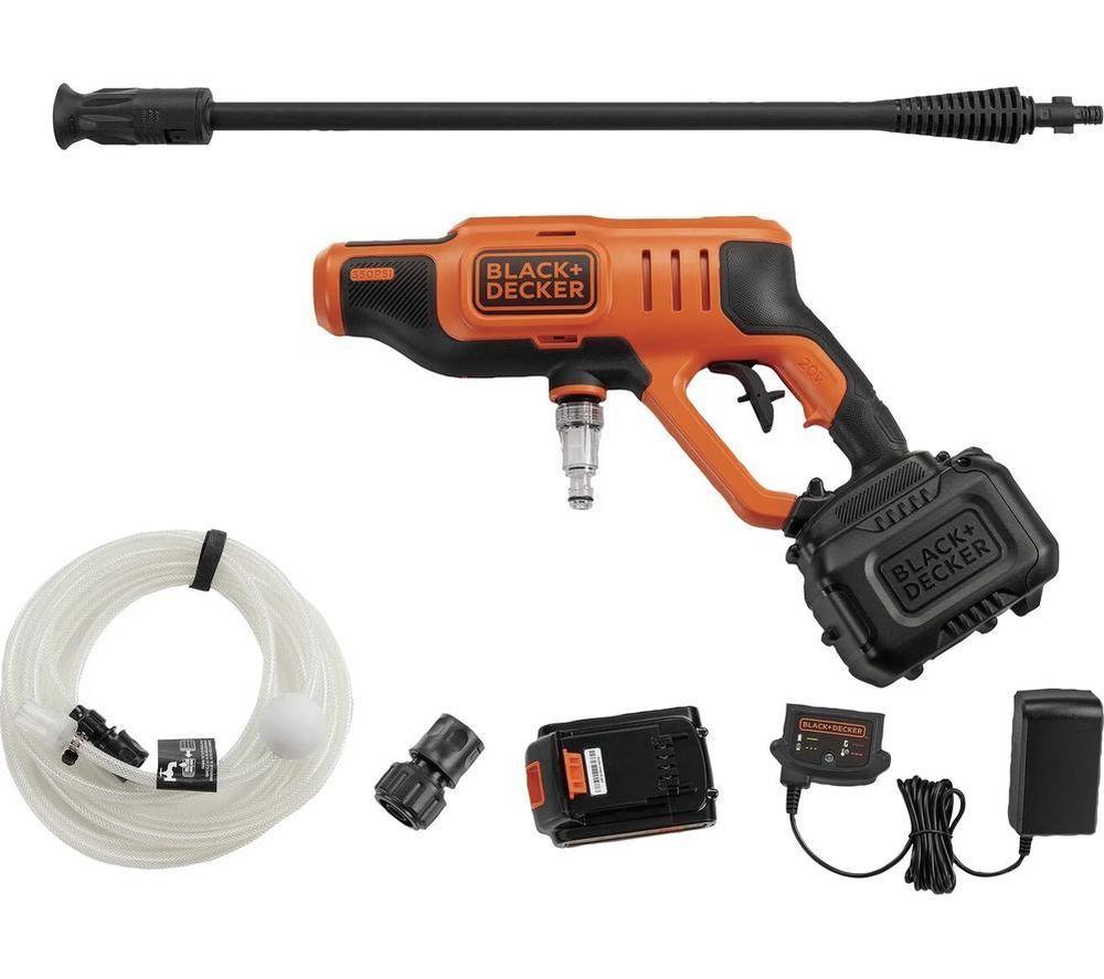 BLACK + DECKER BCPC18D1-GB Cordless Pressure Washer and Cleaner with 2ah Battery image number 3 of 6