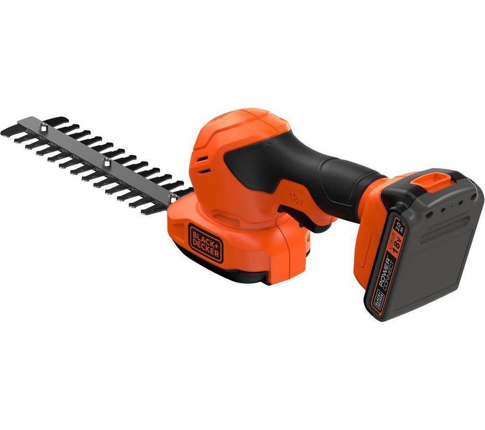 BLACK + DECKER BCSS18D1 Grass Shear & Shrubber Combo - Orange & Black image number 3 of 9