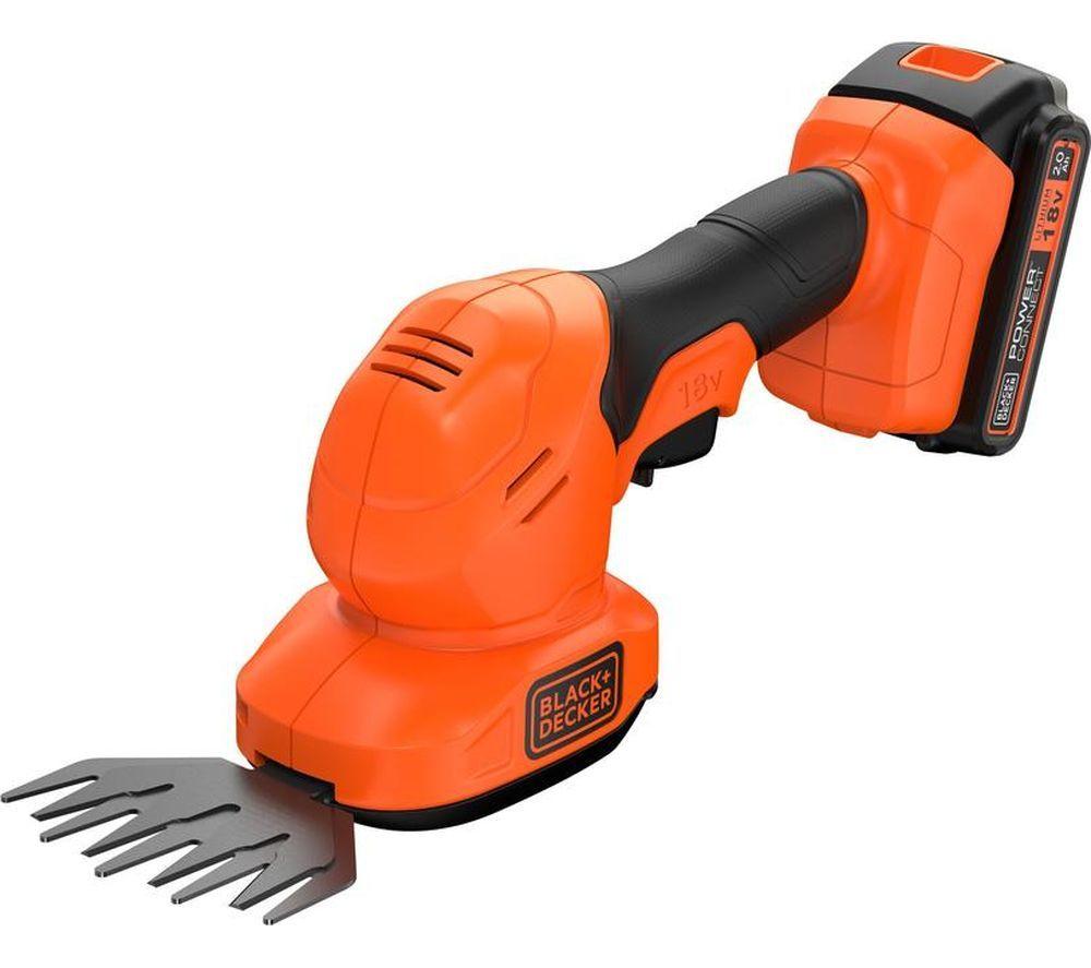 BLACK + DECKER BCSS18D1 Grass Shear & Shrubber Combo - Orange & Black image number 5 of 9