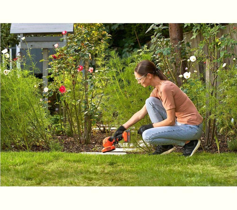 BLACK + DECKER BCSS18D1 Grass Shear & Shrubber Combo - Orange & Black image number 6 of 9