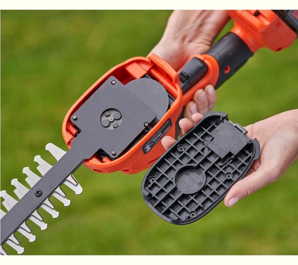 BLACK + DECKER BCSS18D1 Grass Shear & Shrubber Combo - Orange & Black image number 7 of 9