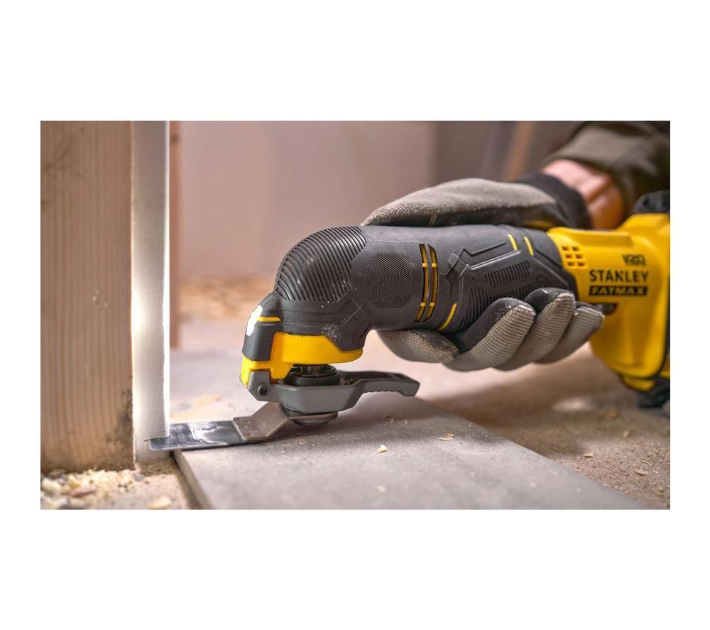 STANLEY Fatmax V20 SFMCE500 Cordless Oscillating Multi-tool - Yellow & Black image number 6 of 11