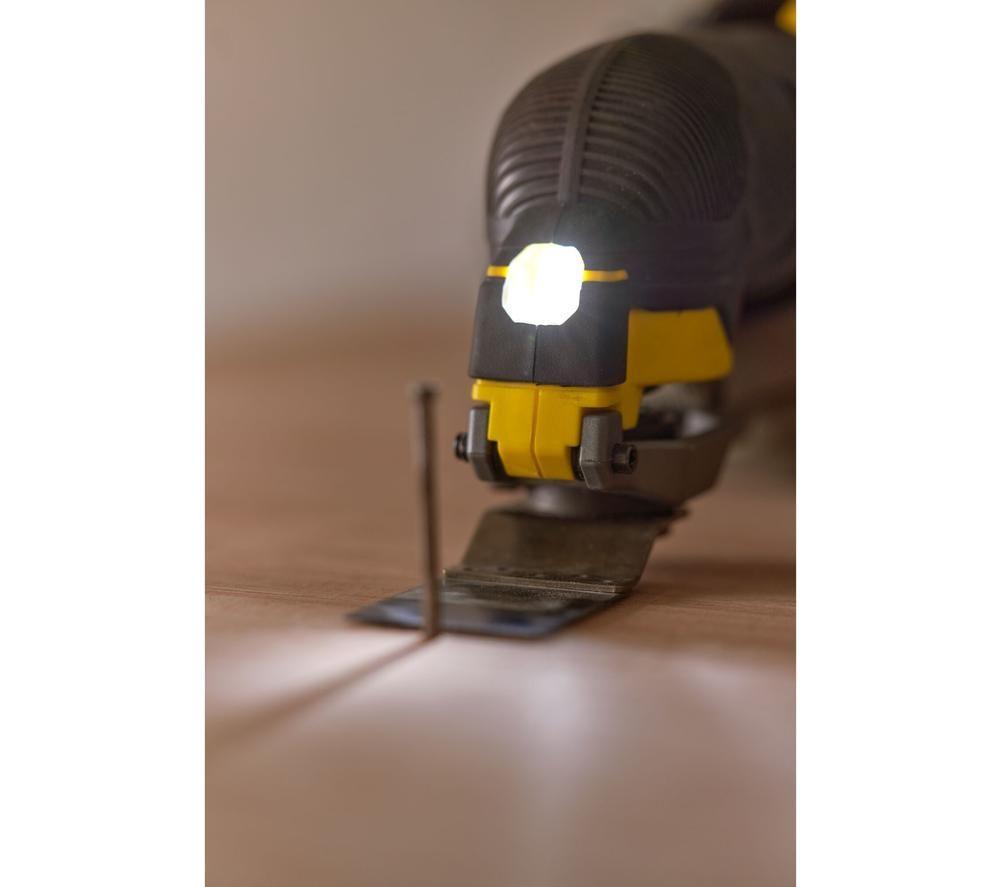 STANLEY Fatmax V20 SFMCE500 Cordless Oscillating Multi-tool - Yellow & Black image number 7 of 11