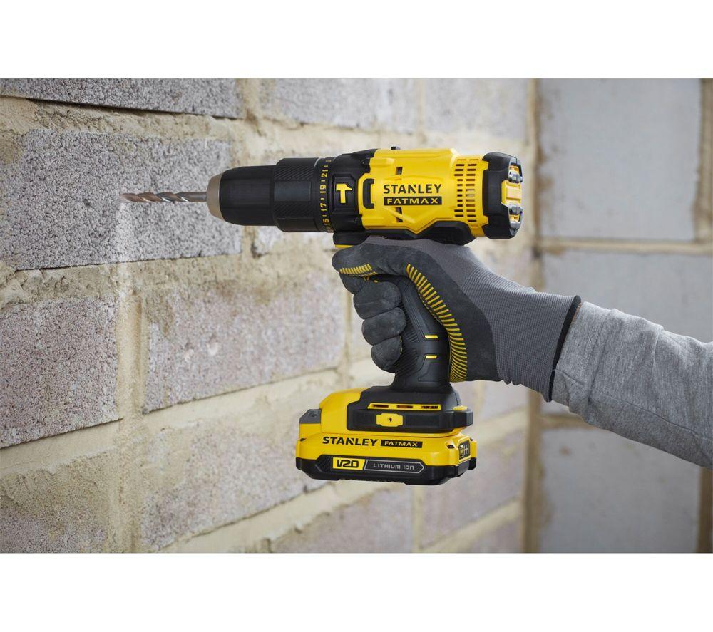 STANLEY FatMax V20 Cordless Combi Drill and Impact Driver Set with 2 Batteries image number 5 of 5