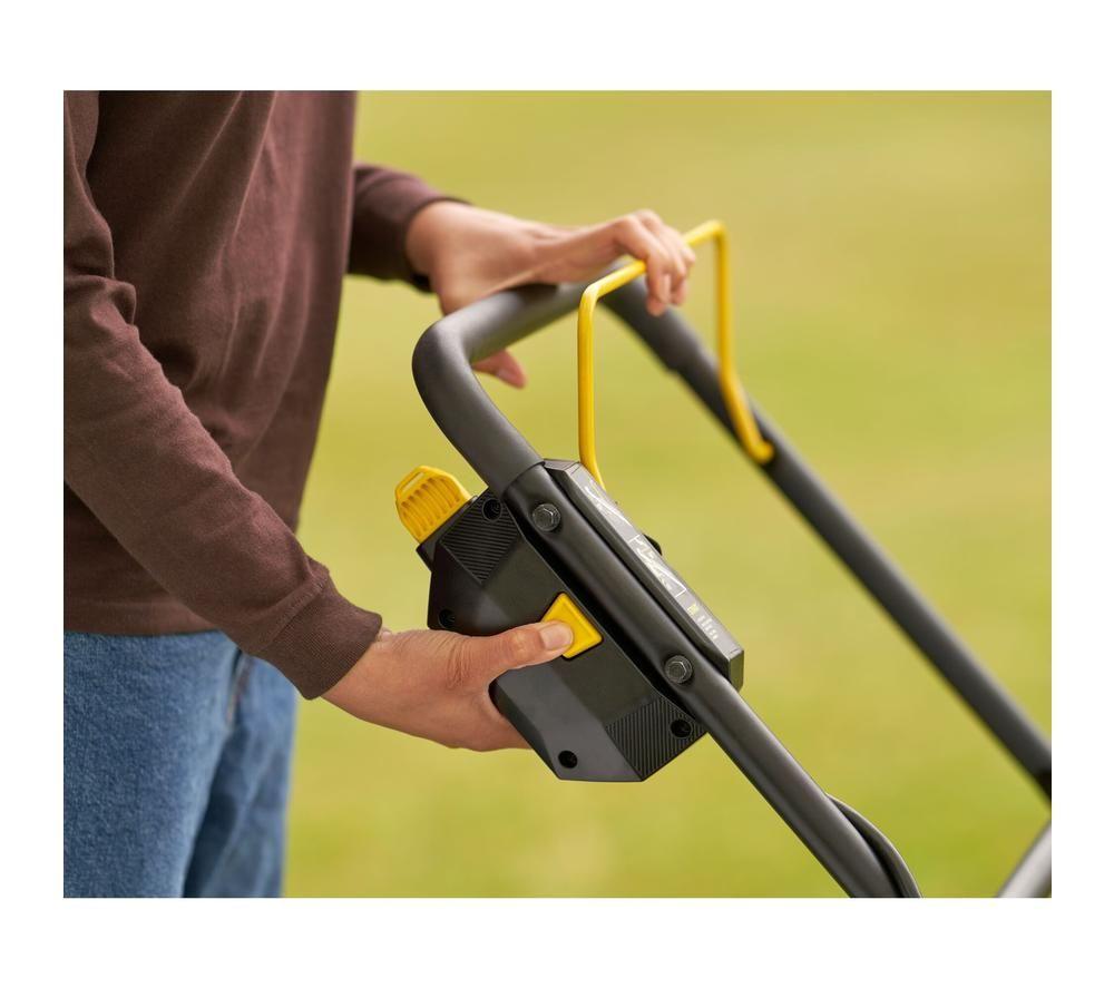 STANLEY Fatmax V20 Cordless Rotary Lawn Mower - Yellow & Black image number 7 of 10