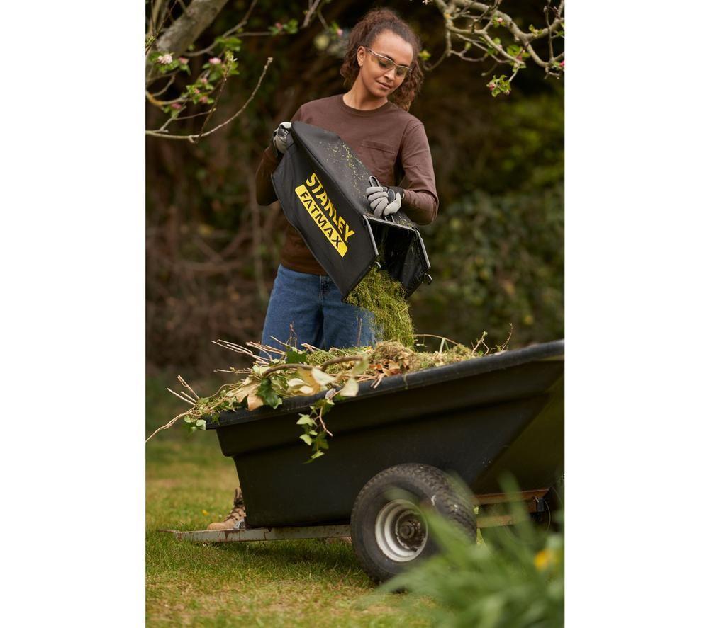 STANLEY Fatmax V20 Cordless Rotary Lawn Mower - Yellow & Black image number 8 of 10