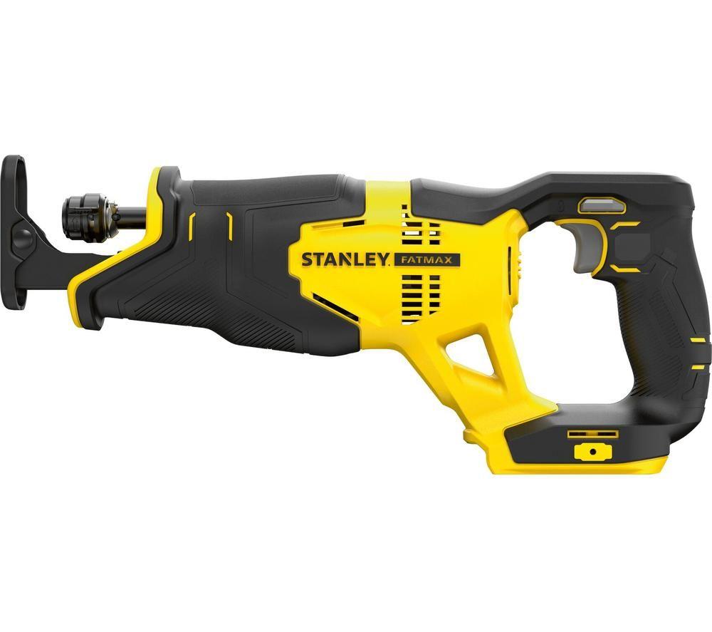 STANLEY Fatmax V20 SFMCS300 Cordless Reciprocating Saw - Yellow & Black image number 2 of 6