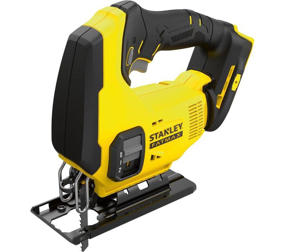 STANLEY Fatmax V20 SFMCS600 Cordless Jig Saw - Yellow & Black image number 3 of 11