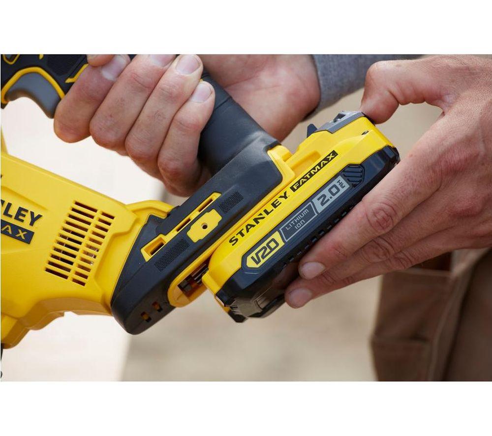 STANLEY Fatmax V20 SFMCS600 Cordless Jig Saw - Yellow & Black image number 5 of 11